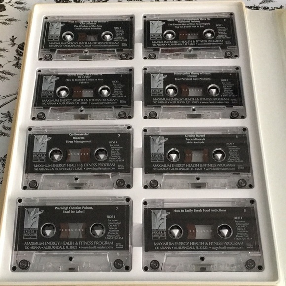 The Maximum Energy Health & Fitness Program Audio Cassette Tapes Ted Broer - Picture 4 of 6